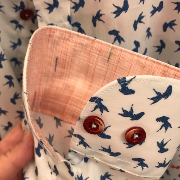 NWT A Fish Named Fred Men’s long sleeve, button up - Picture 6 of 16